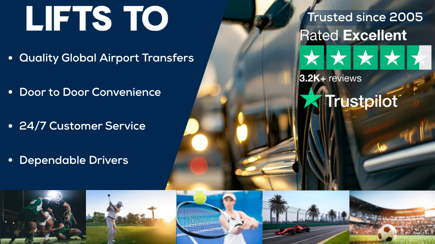 Travellers arriving in a city for an event by private transfer